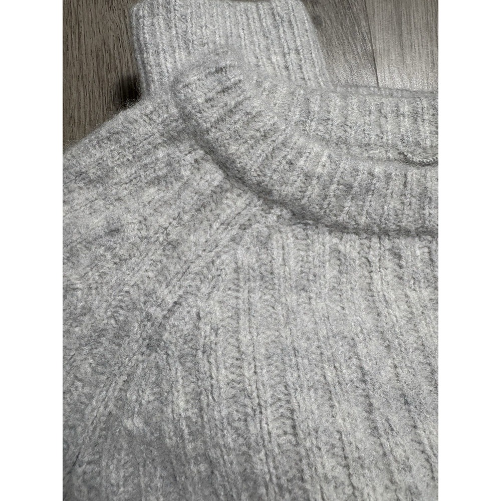 Kit And Ace Women's Chunky Cashmere Boyfriend Fit Long‎ Sweater Comfy Gray S/M - Picture 10 of 10